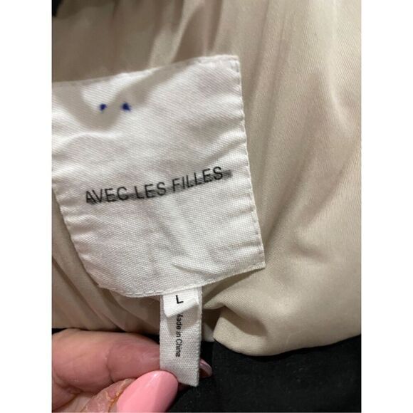 AVEC LES FILLES Womens Cold Weather Warm Puffer Jacket Size L - Picture 9 of 9